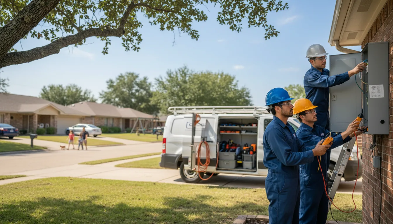 Certified electrician providing emergency electrical services in Stoneville, MS